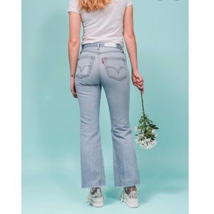 COPY - RE/DONE Crop Flare Jeans